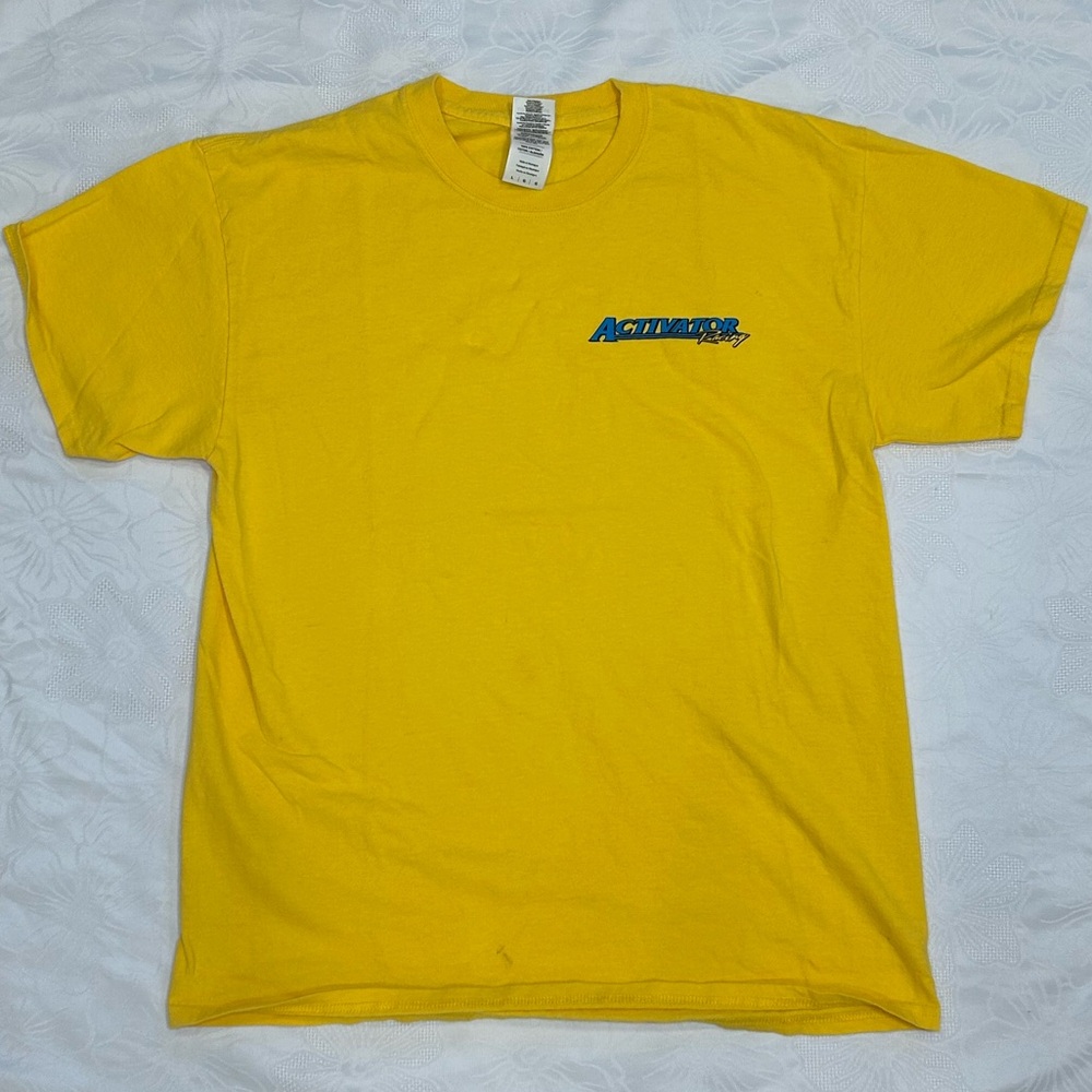 Yellow Racing T-Shirt for Men